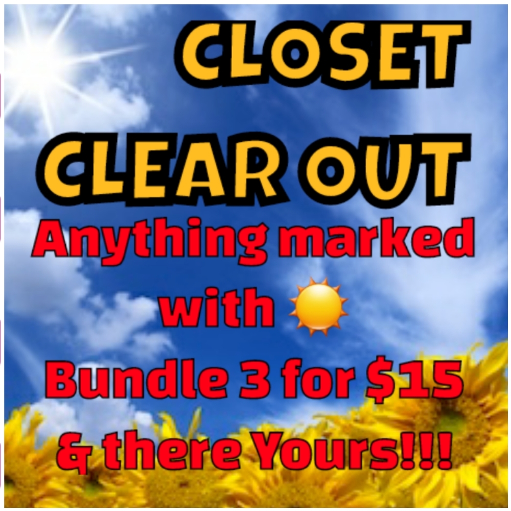 CLOSET CLEAR OUT